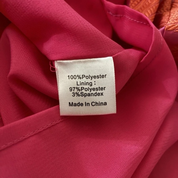 Tuckernuck Red and Pink Patterned Fabric - Picture 9 of 11